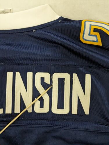 Vintage San Diego Chargers LaDainian Tomlinson Reebok Jersey Size Large NFL