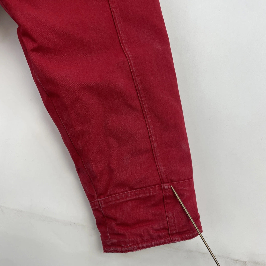 Vintage Eddie Bauer Barn Coat Chore Parka Work Jacket Large Red Insulated