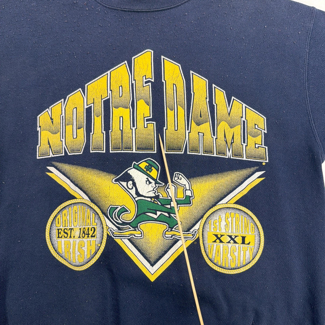 Vintage Notre Dame Fighting Irish Crewneck Sweatshirt Size Medium NCAA