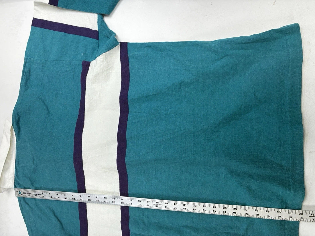 Vintage Lands End Rugby Shirt Size 2XL Striped Long Sleeve