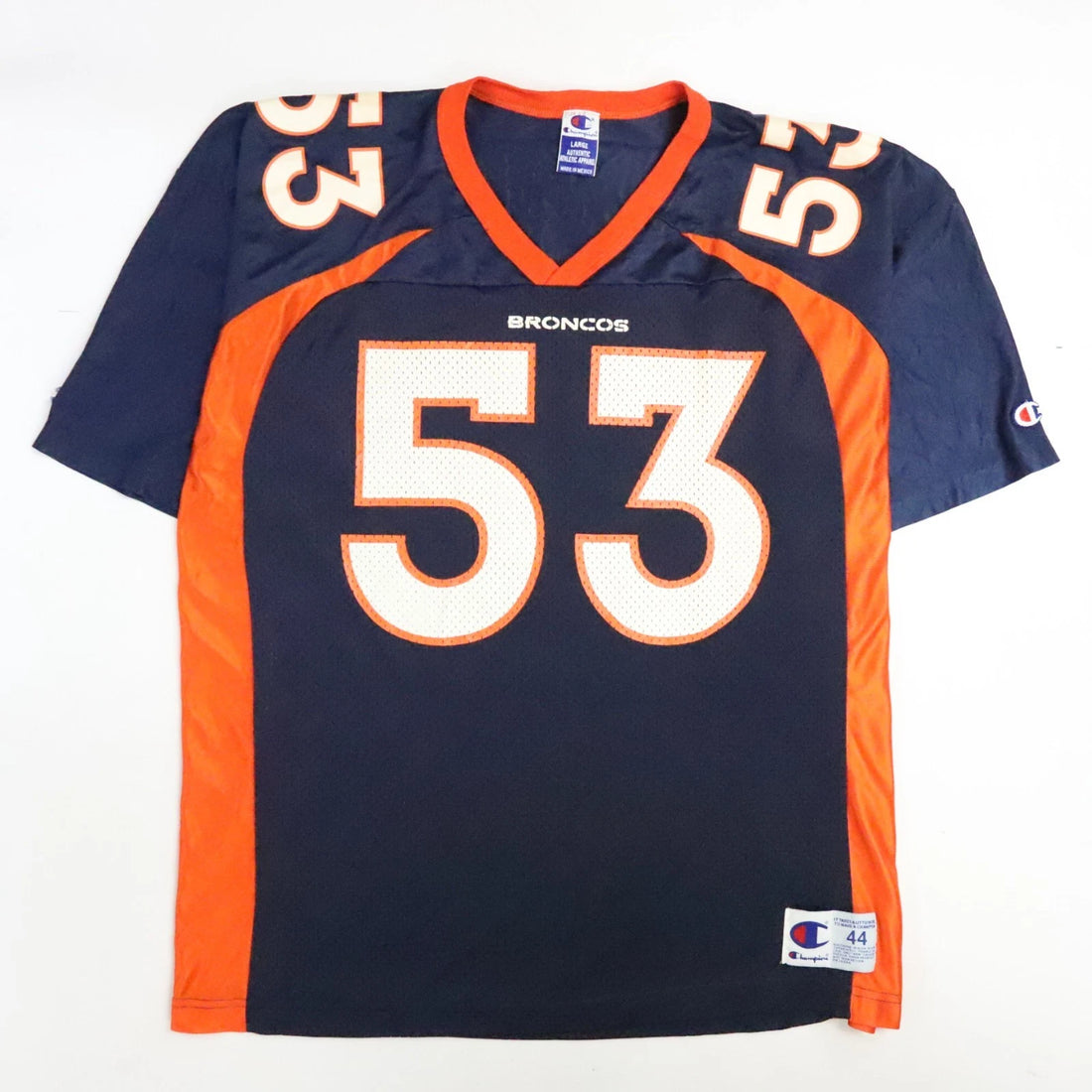 Vintage Denver Broncos Bill Romanowski Champion Jersey Size Large NFL