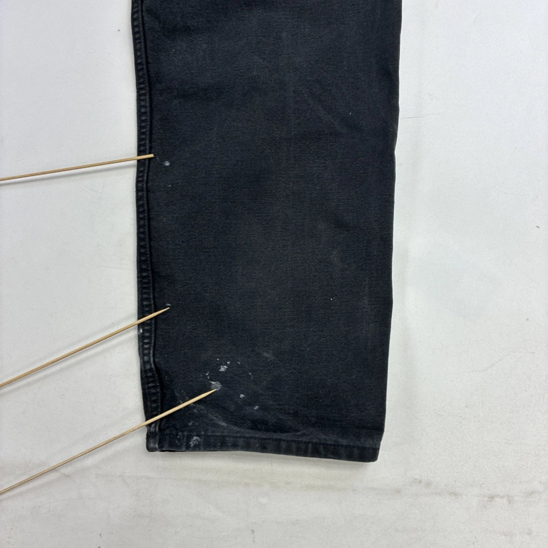 Carhartt Canvas Carpenter Work Pants Size 36 X 36 Black