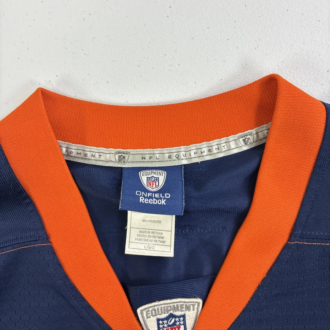 Vintage Denver Broncos Jay Cutler Reebok Jersey Size Large Stitched NFL