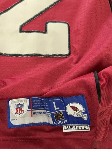 Arizona Cardinals Edgerrin James Reebok Jersey Size Large Stitched NFL