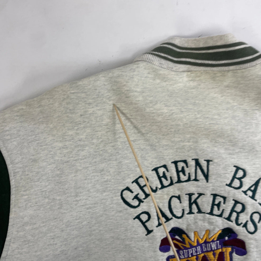 Vintage Green Bay Packers Super Bowl XXXI Champs Varsity Bomber Jacket XL NFL