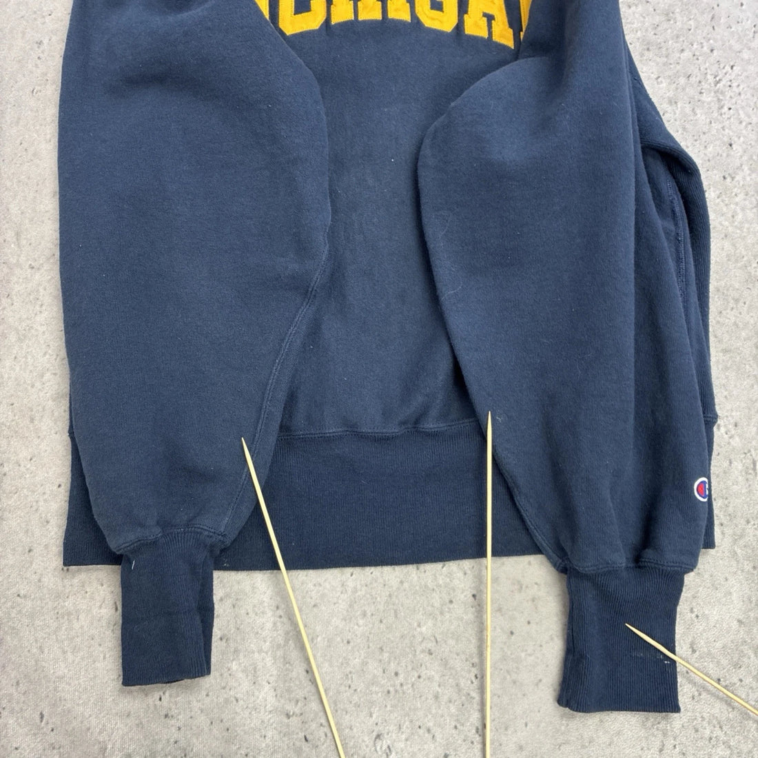 Vintage Michigan Champion Reverse Weave Crewneck Sweatshirt Size Large 90s