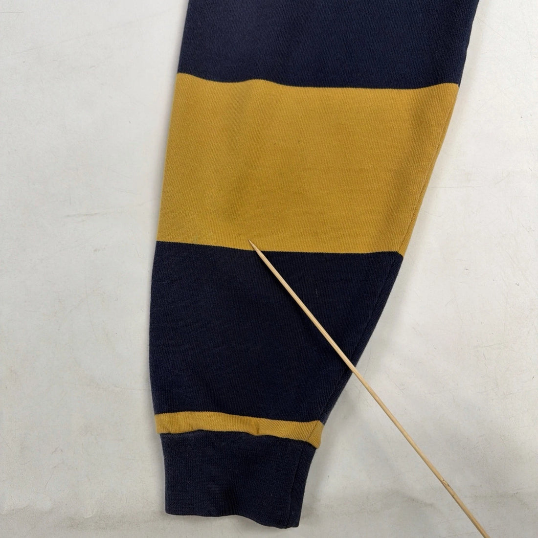 Vintage Lands End Striped Rugby Shirt Size Large Tall