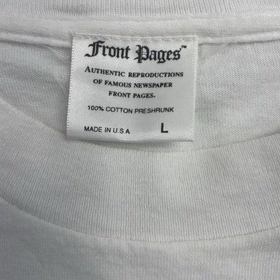 Vintage The Boston Globe Newspaper T-Shirt Size Large 1998 90s