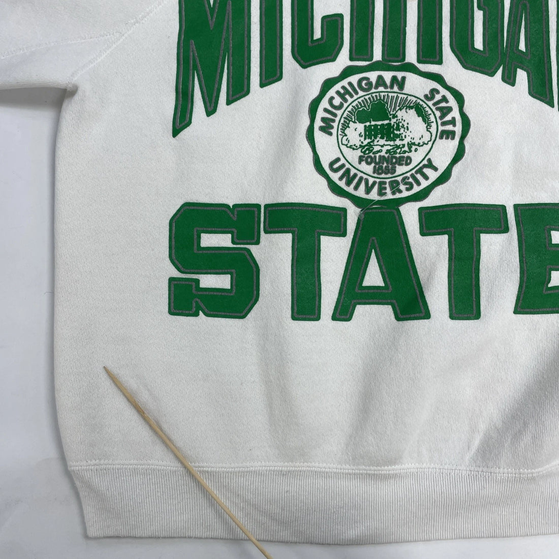 Vintage Michigan State Spartans Crewneck Sweatshirt Size XL 80s 90s NCAA