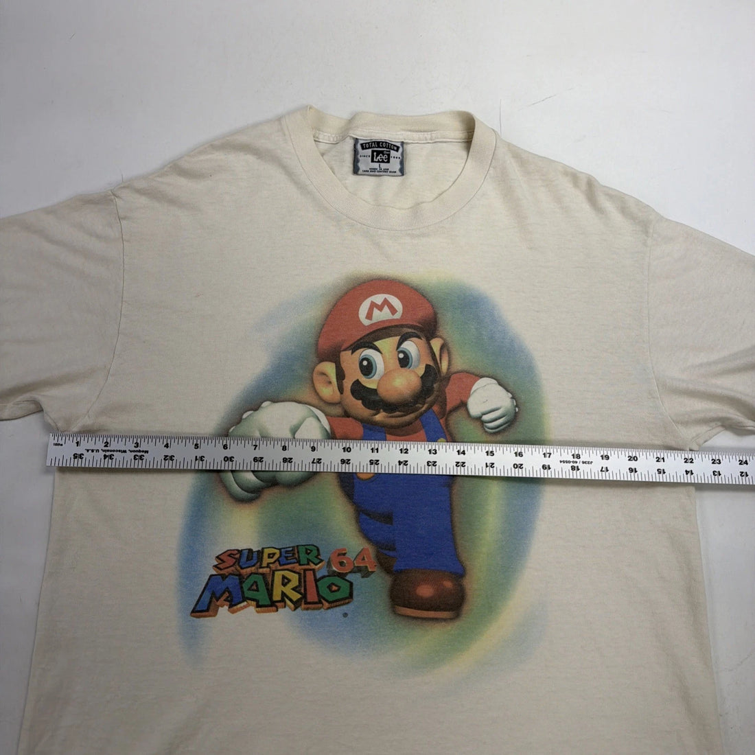 Vintage Super Mario 64 Toys R Us Promo T-Shirt Size Large Nintendo Video Game