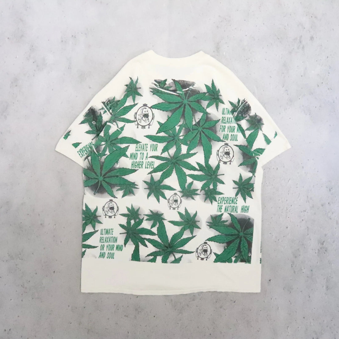 Vintage Weed AOP T-Shirt Size XL