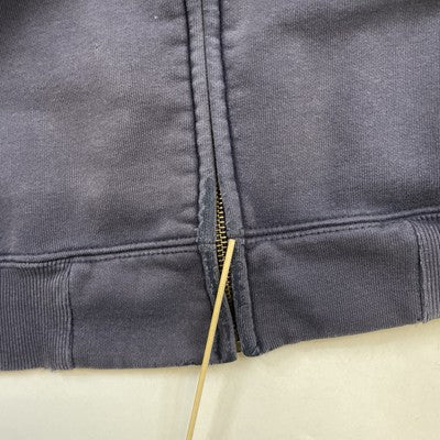 Vintage Carhartt Full Zip Sweatshirt Hoodie Size 2XL Blue