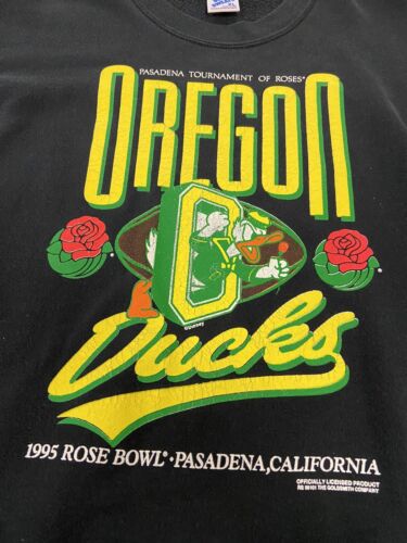 Vintage Oregon Ducks Rose Bowl Sweatshirt Crewneck Size XL 1995 90s NC –  Throwback Vault