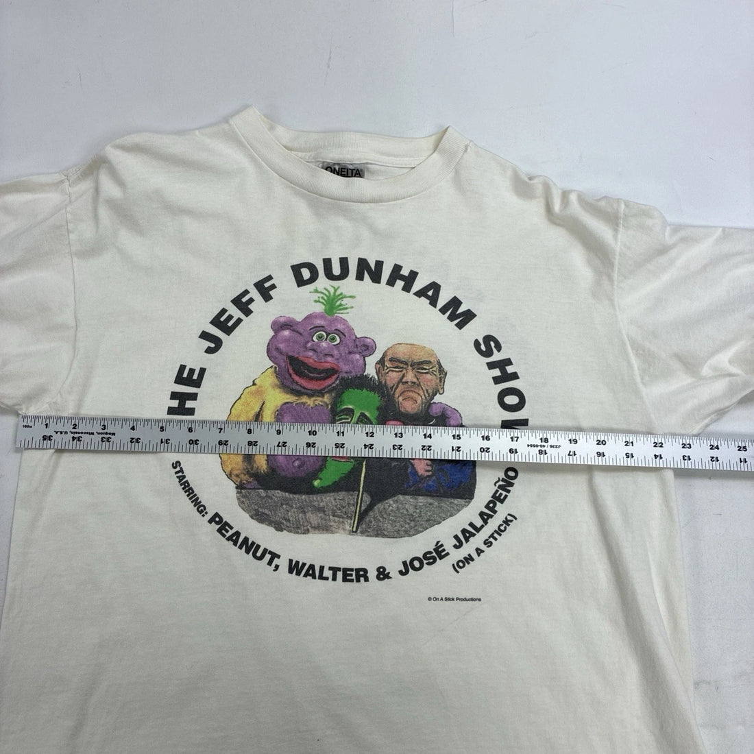Vintage Jeff Dunham Show T-Shirt Size XL 90s