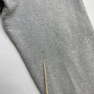 Vintage Nike Middle Swoosh Sweatshirt Hoodie Size XL Gray Embroidered