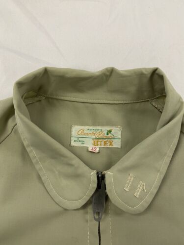 Vintage Arnold Palmer UTEX Harrington Jacket Size 42 Lighting Zip