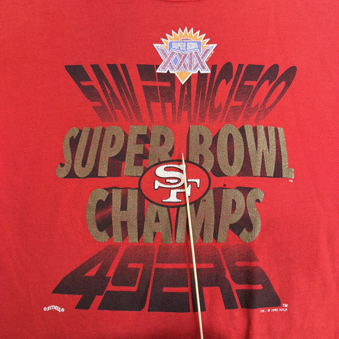 Vintage San Francisco 49ers Super Bowl XXIX Nutmeg Sweatshirt XL 90s NFL