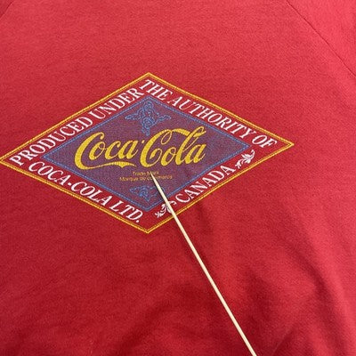 Vintage Coca-Cola Crewneck Sweatshirt Size Medium Coke Promo 90s