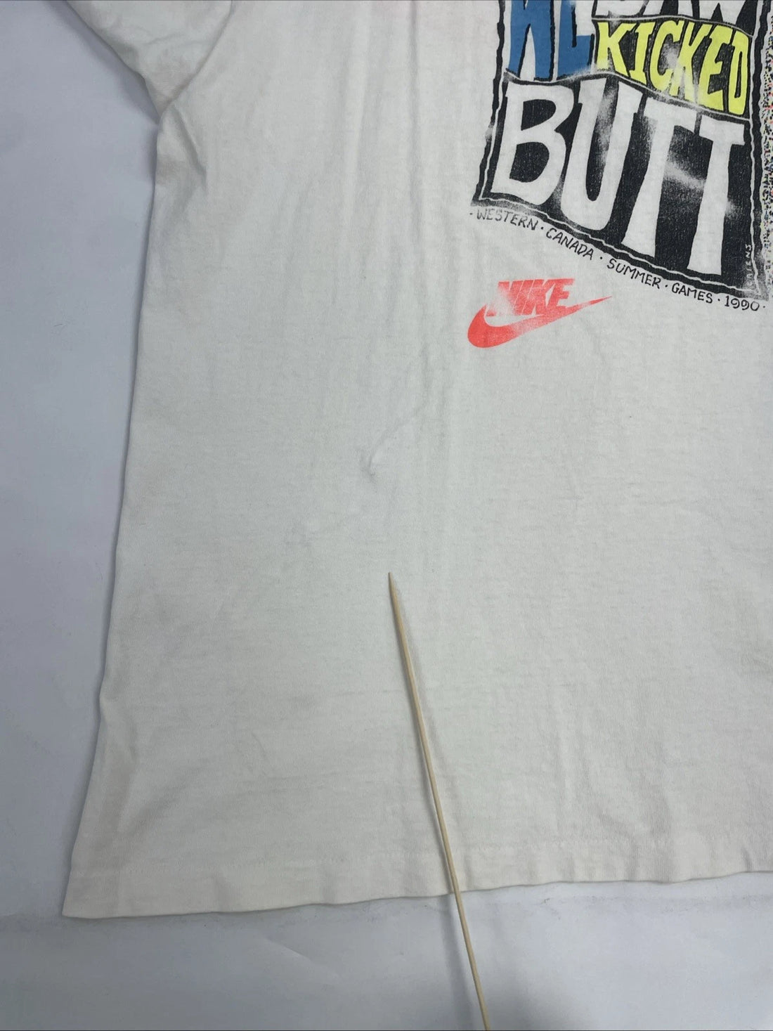 Vintage Nike Just Do It We Came Saw Kicked Butt Summer Games T-Shirt Size XL 90s