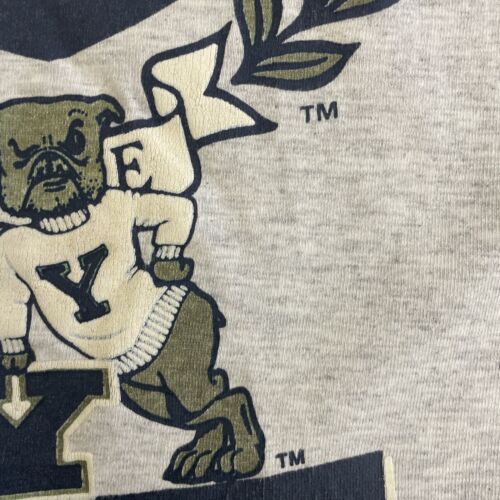 Vintage Yale Bulldogs T-Shirt Size Large 90s NCAA