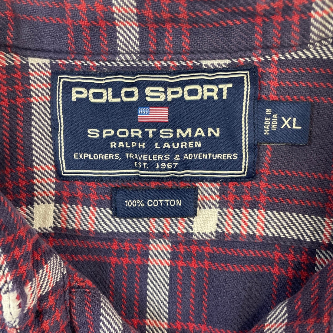 Polo Sport Ralph Lauren Button Up Shirt Size XL Plaid