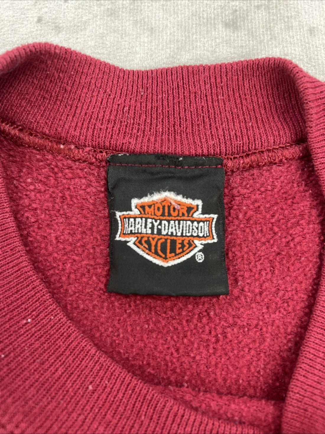 Vintage Harley Davidson Motorcycles Live To Ride Eagle Sweatshirt XL 90s