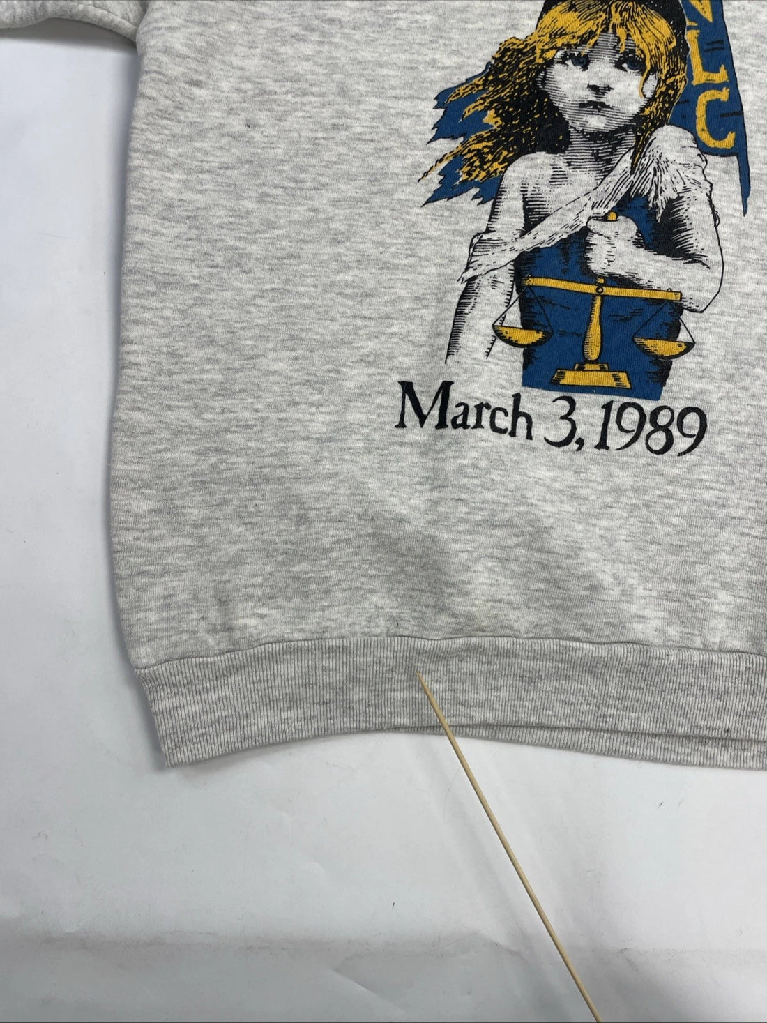 Vintage Law Miserables NLC Crewneck Sweatshirt Size XL 80s