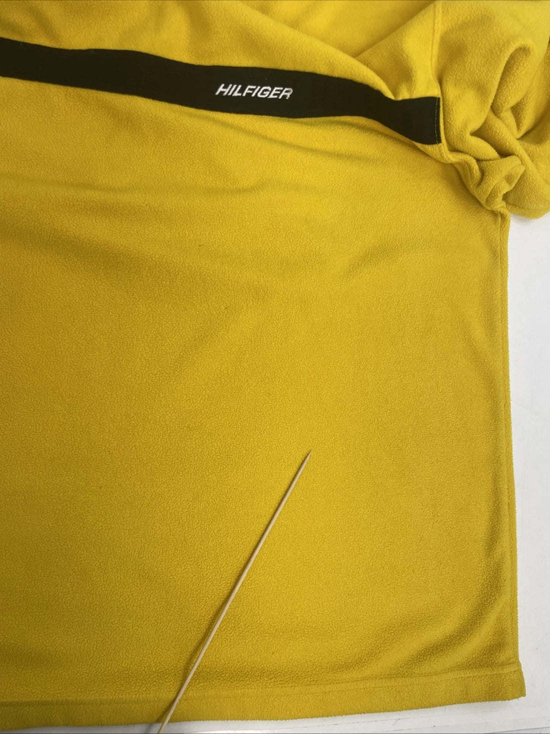 Tommy Hilfiger Athletics Fleece Jacket Size XL Yellow