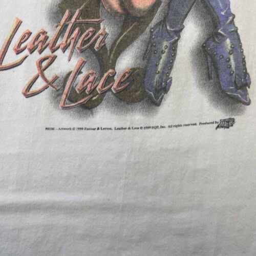 Vintage Leather & Lace Comic Images T-Shirt 2XL Fastner Larson 1999