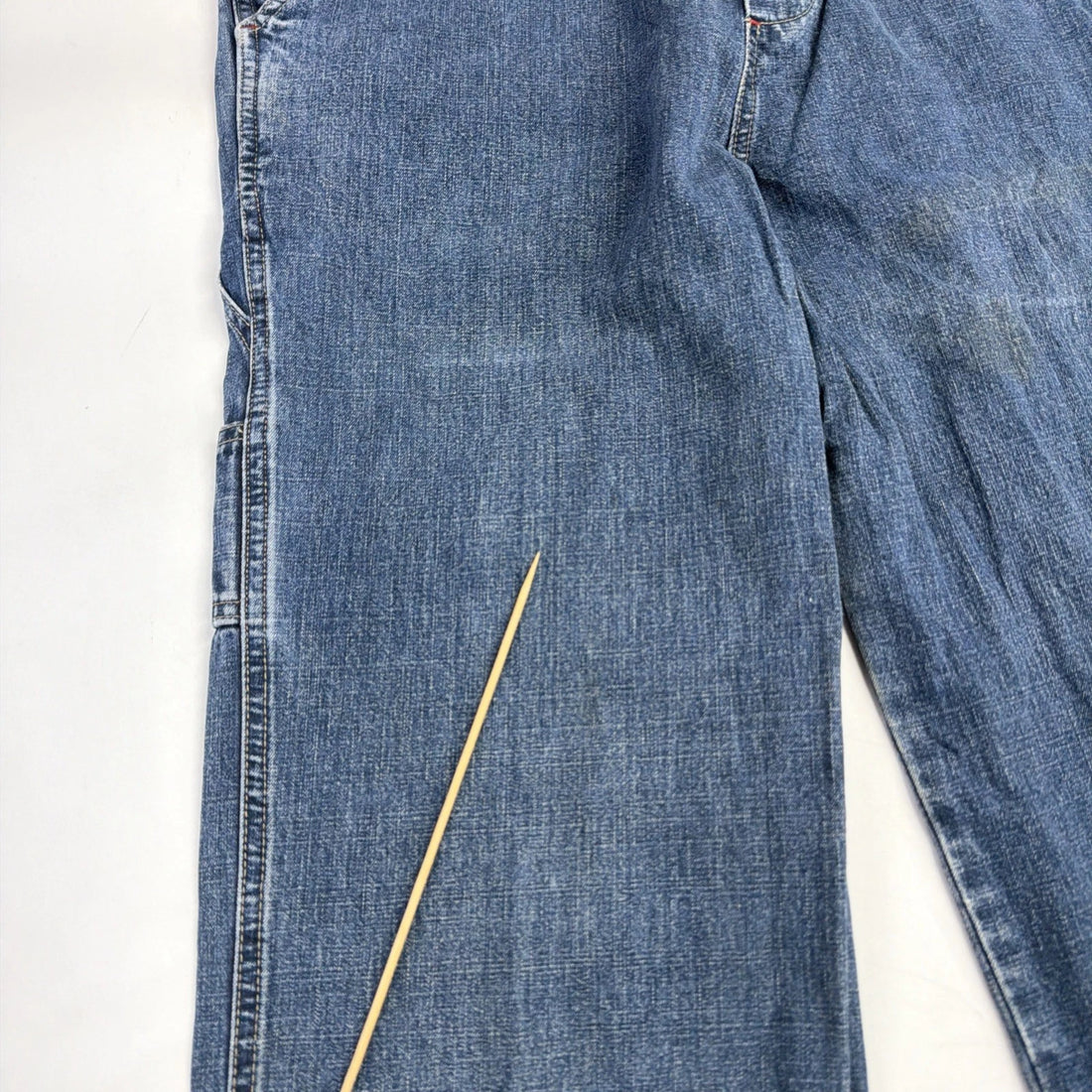 Nautica Denim Overalls Size Medium Blue
