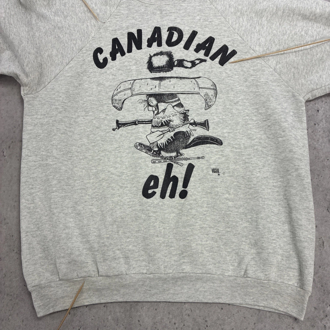Vintage Canadian eh! Crewneck Sweatshirt Size Large