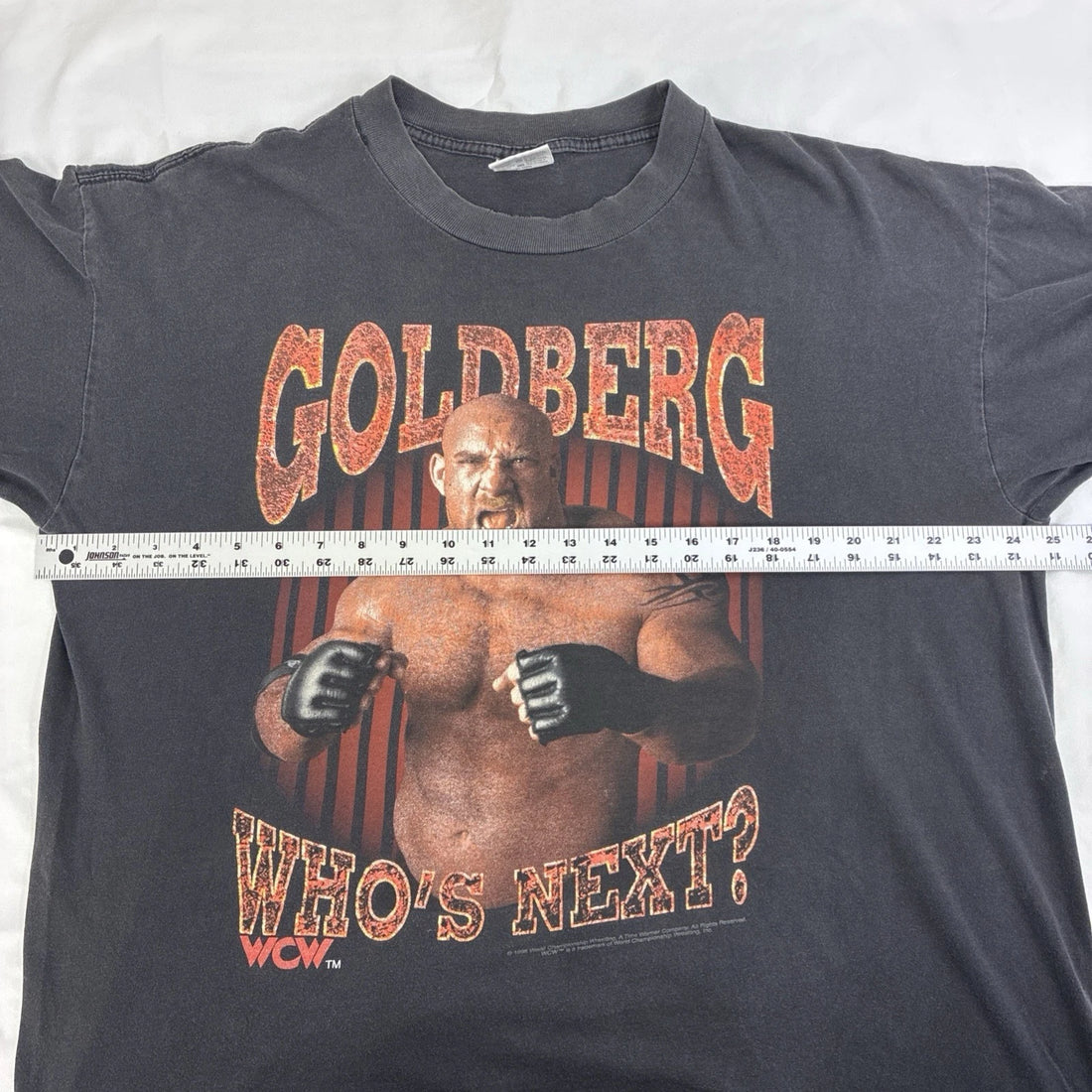 Vintage Goldberg Who's Next Wrestling T-Shirt Size XL 90s WCW