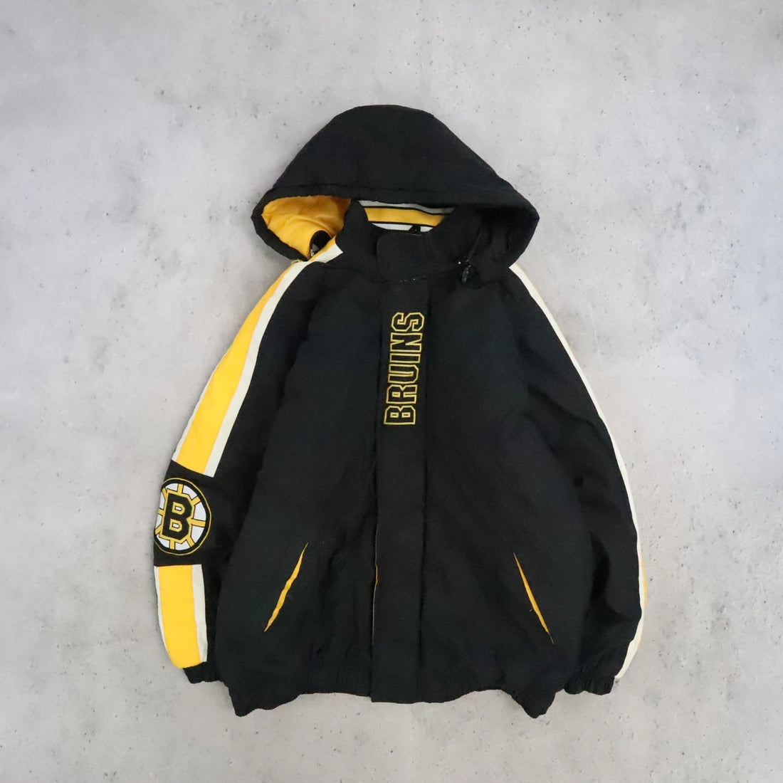 Boston Bruins Starter Puffer Jacket Size XL Vintage 90s NHL