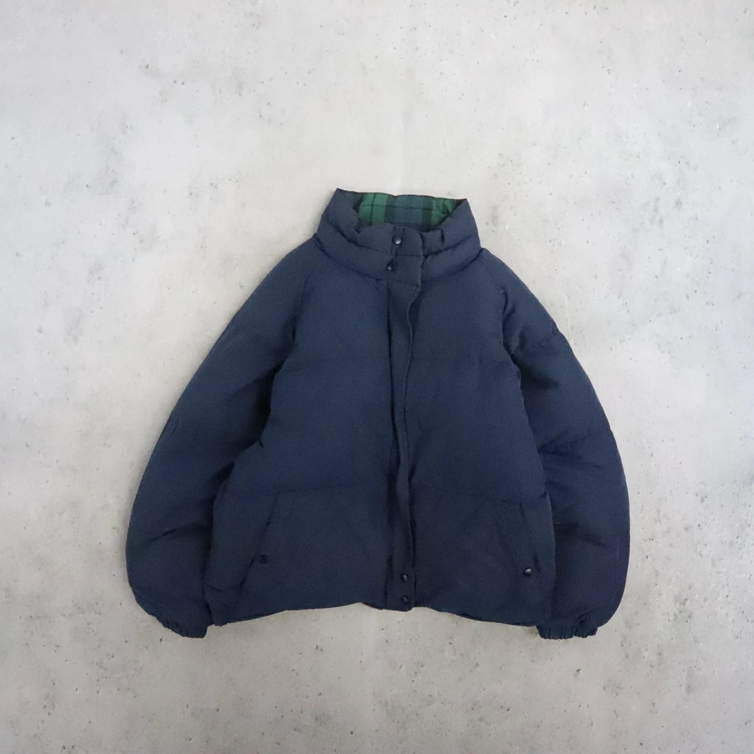 Vintage Eddie Bauer Puffer Bomber Jacket Size Large Reversible