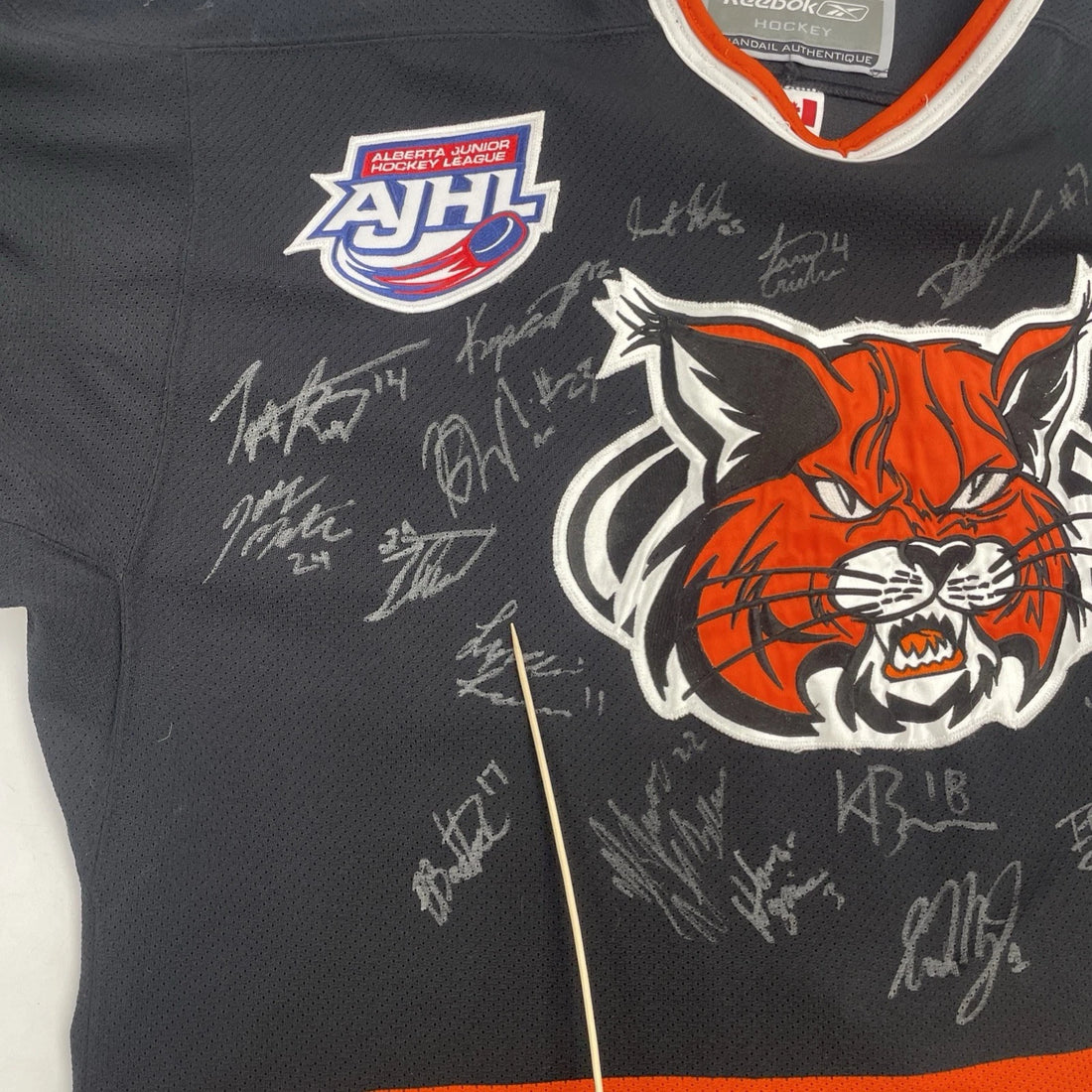 Lloydminster Bobcats Authentic Reebok Hockey Jersey Size 54 AJHL