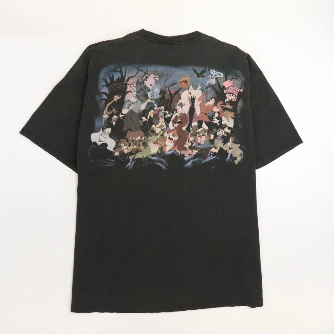 Vintage Disney Villains T-Shirt XL Maleficent Hook Evil Queen Chernabog Jafar