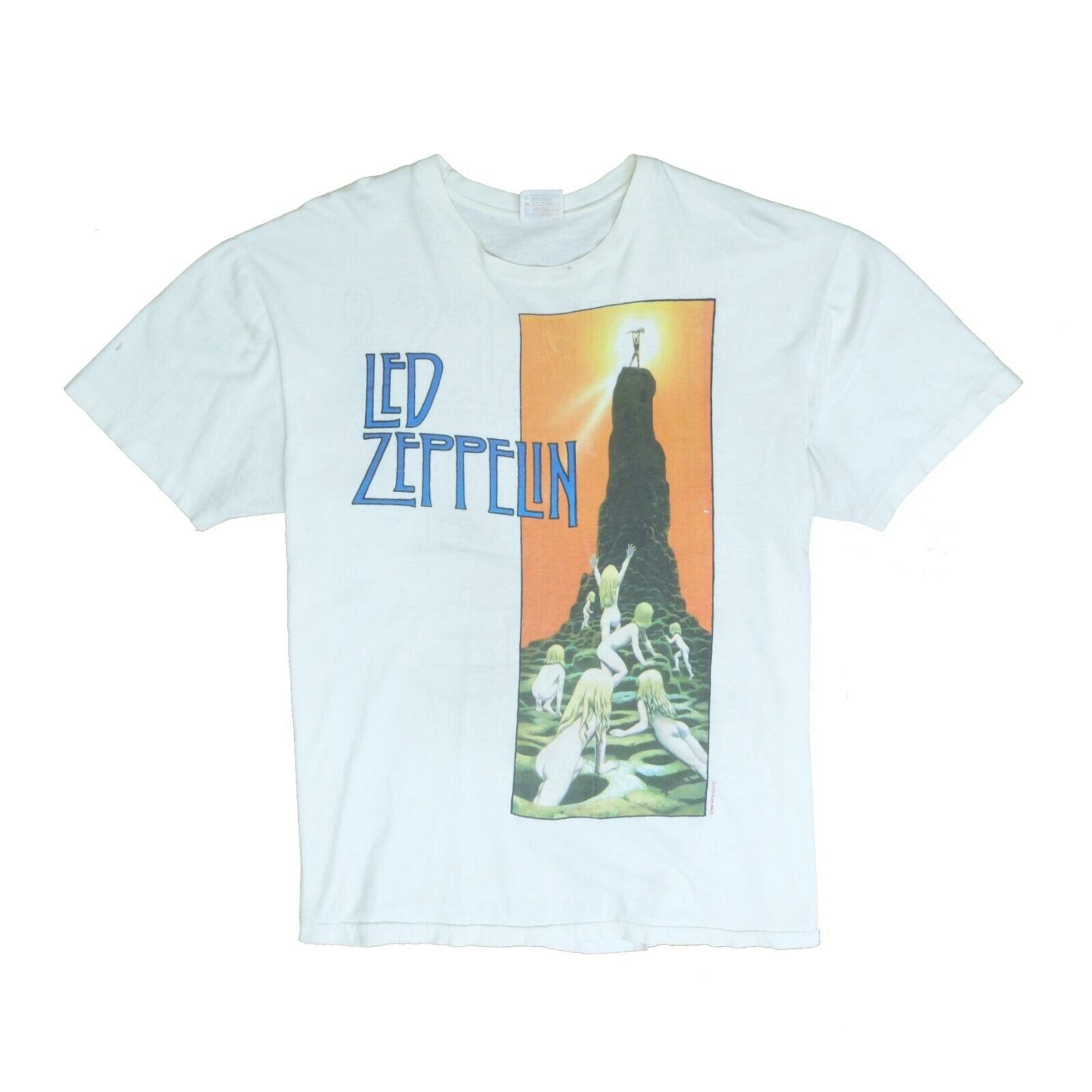 Vintage Led Zeppelin Houses Of The Holy T-Shirt Size XL Band Tee
