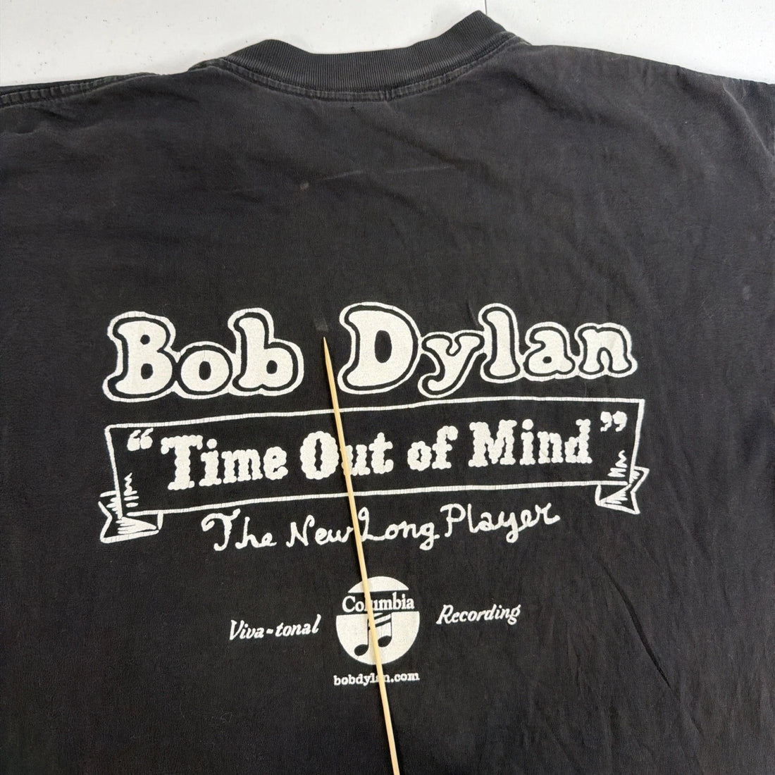 Vintage Bob Dylan Time Out Of Mind T-Shirt Size XL 1998 90s