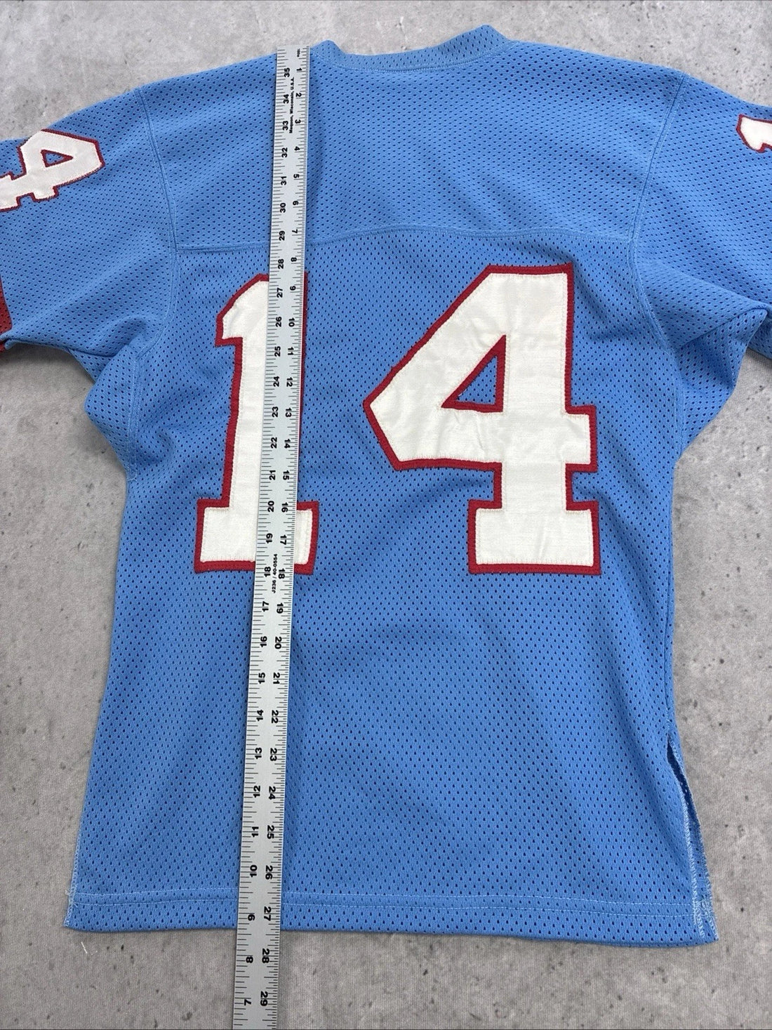 Vintage Houston Oilers Cody Carlson Jersey Size XS NFL