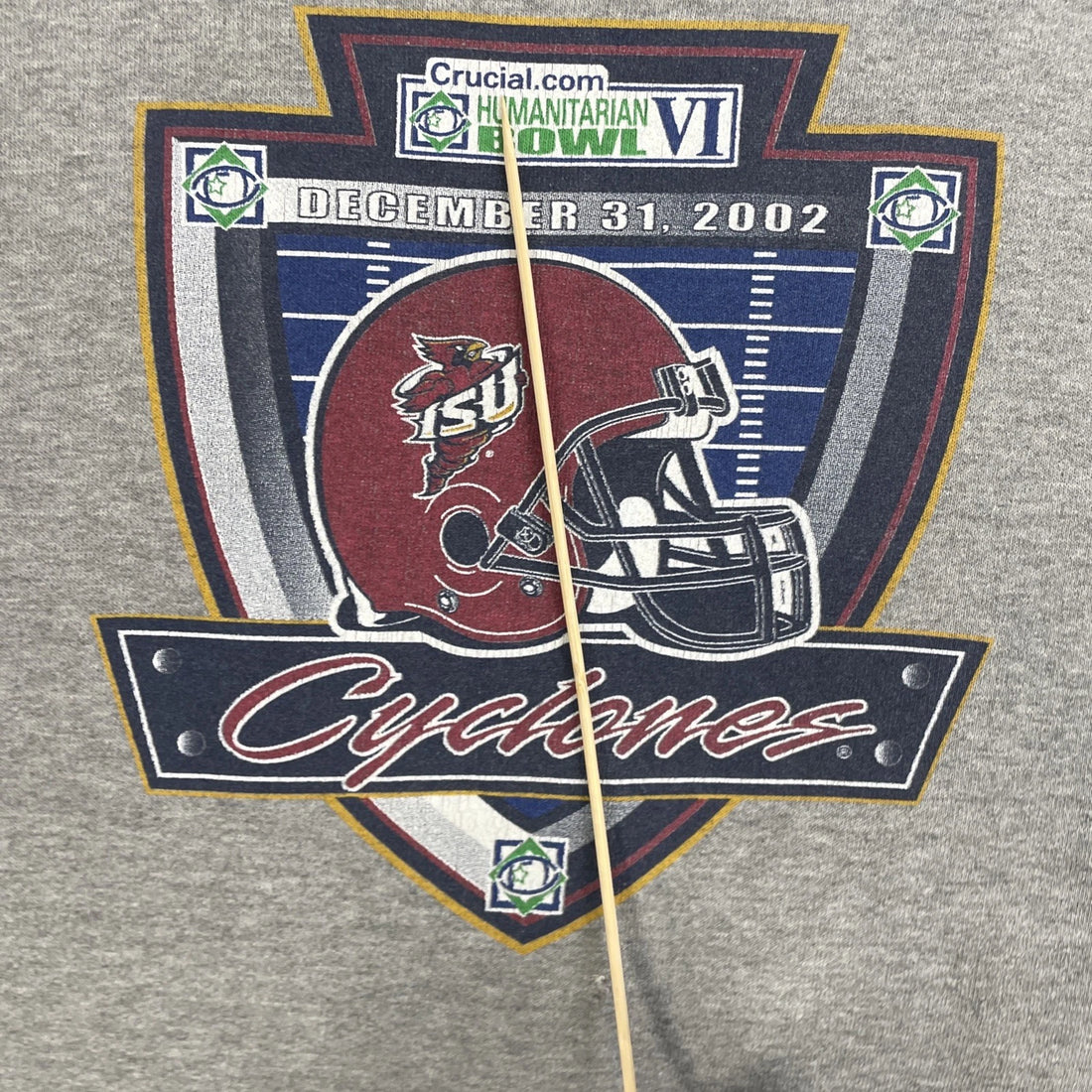 Vintage ISU Cyclones Crewneck Sweatshirt Size XLT 2002 NCAA