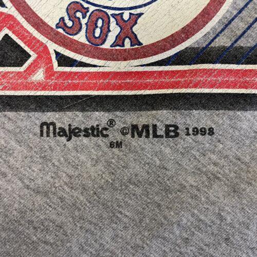 Vintage Boston Red Sox Majestic T-Shirt Size Large 1998 90s MLB