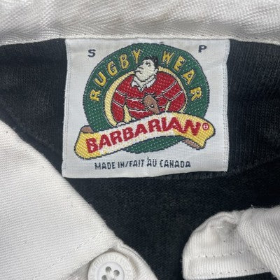 Vintage St. Joan Of Arc Barbarian Rugby Shirt Size Small Striped