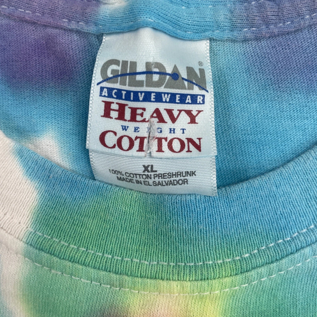 Vintage HFStival 2002 Tie Dye T-Shirt Size XL Music Festival Eminem Sum 41 NERD