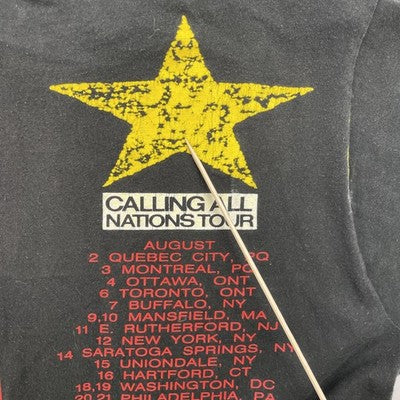 Vintage INXS Calling All Nations Tour T-Shirt Size Large Band Tee 1988 80s