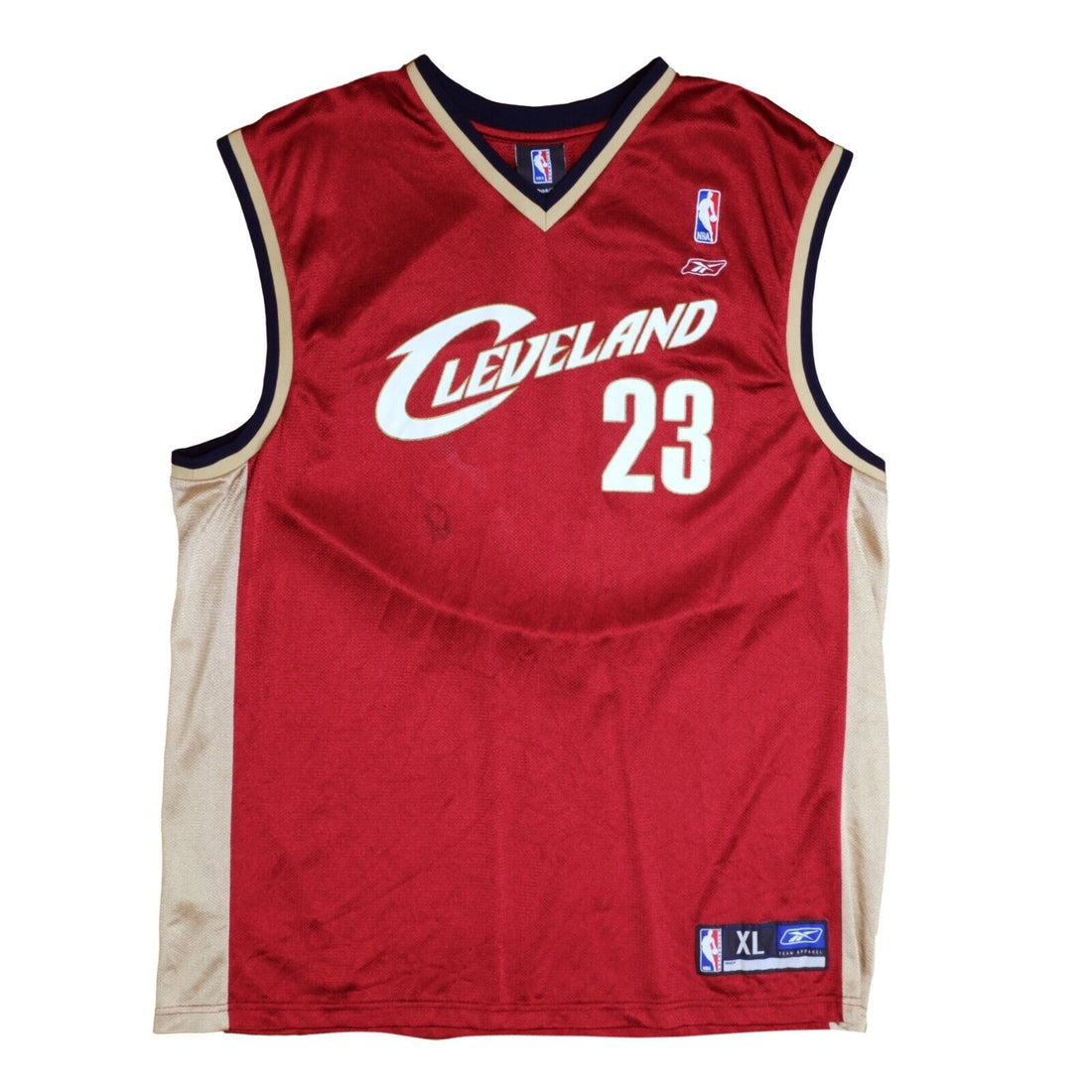 Vintage Cleveland Cavaliers LeBron James Reebok Jersey Size XL NBA