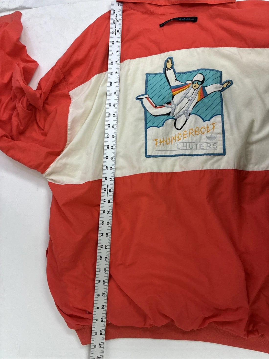 Adidas Thunderbolt Chuters Windbreaker Pullover Jacket Size XL Vintage
