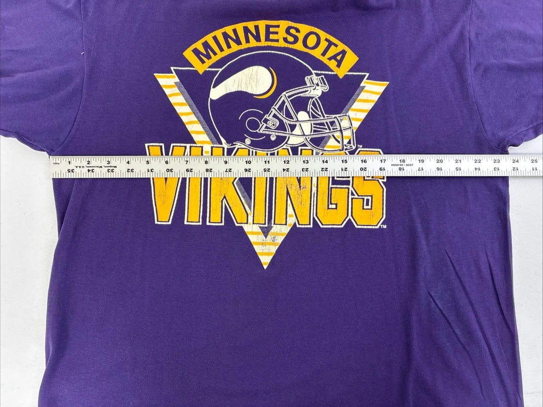 Vintage Minnesota Vikings T-Shirt Size XL 90s NFL