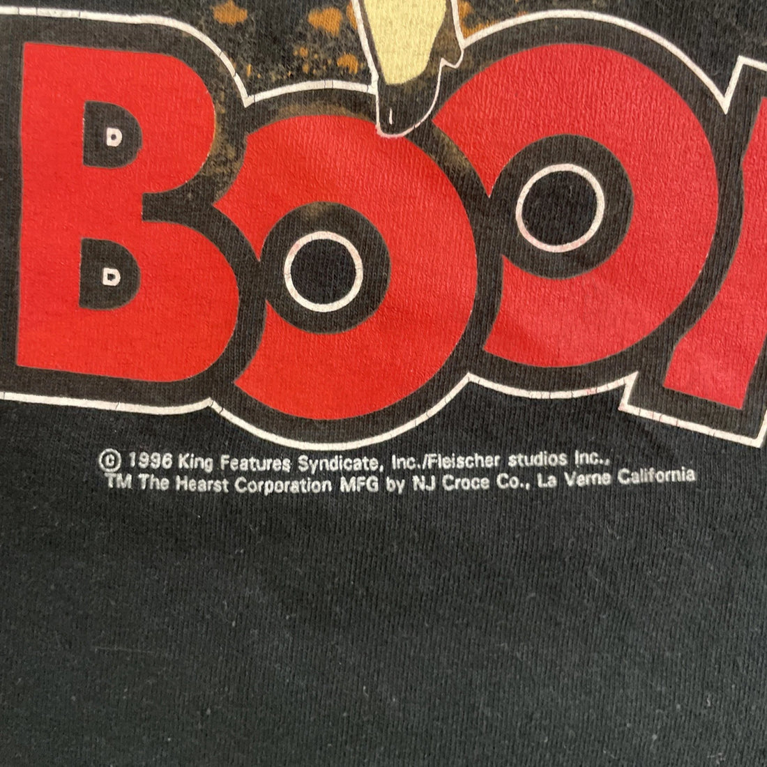 Vintage Betty Boop T-Shirt Size XL Double Sided 1996 90s