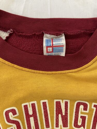 Vintage Washington Redskins Sweatshirt Crewneck Size Large 80s NFL