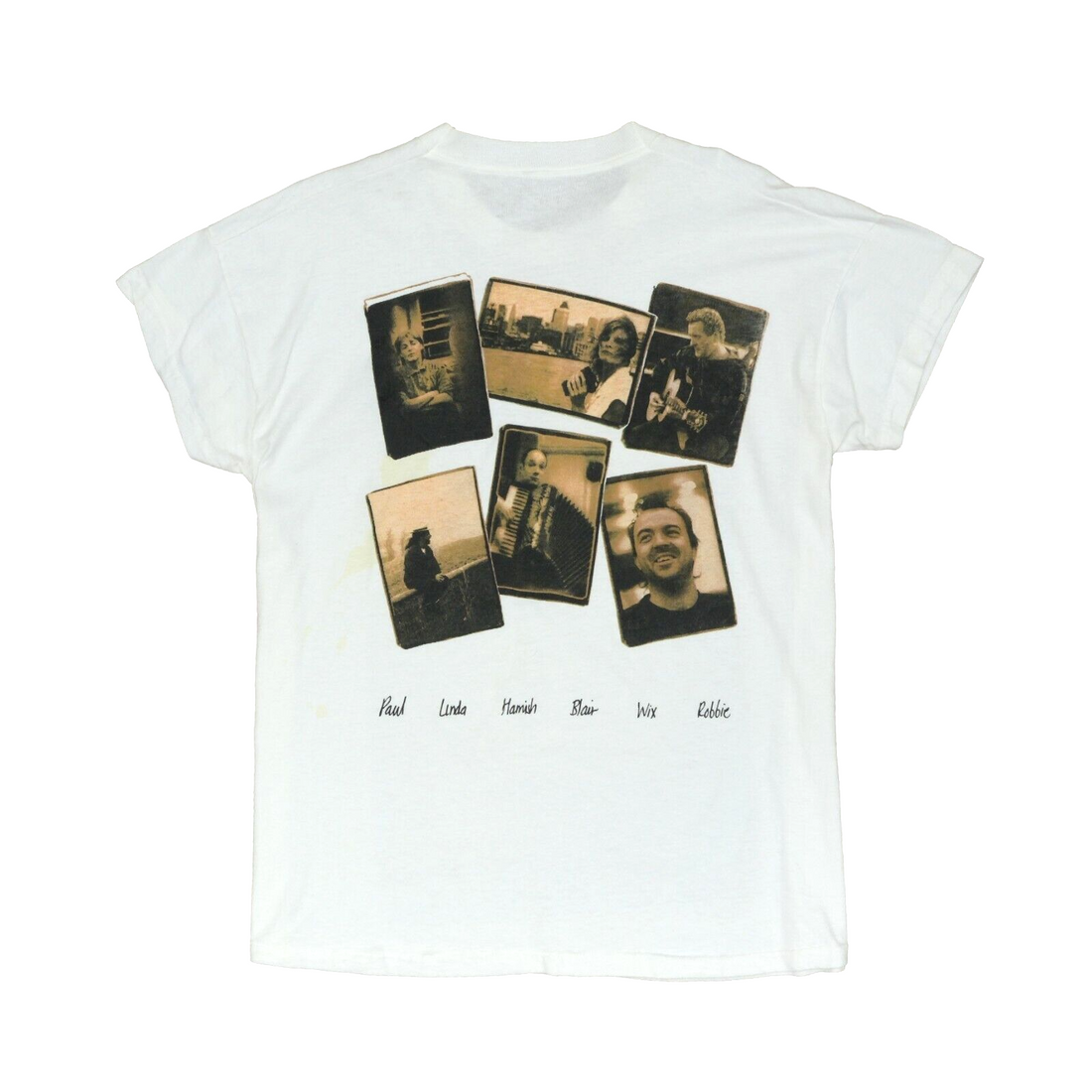 Vintage Paul McCartney The New World Tour Brockum T-Shirt Large Band 1993 90s